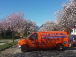 Water Damage Restoration At Residential Job