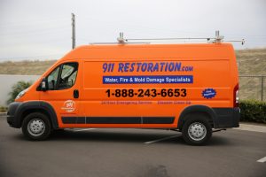 Mold Experts On Route To A Job Site