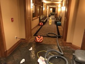 Water Damage Restoration In A Commercial Building